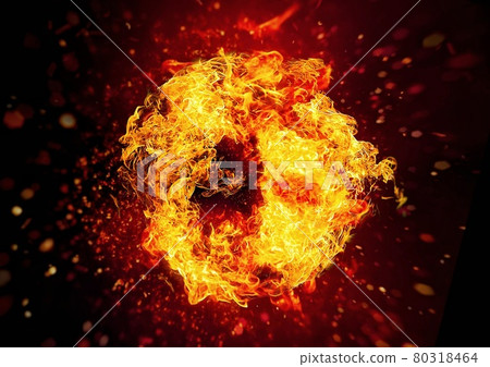 Fireball illustration Fireball illustration 80318464