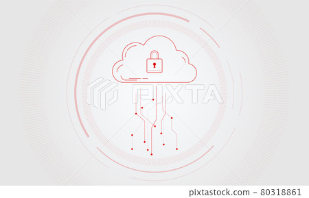 red line network illustration 80318861