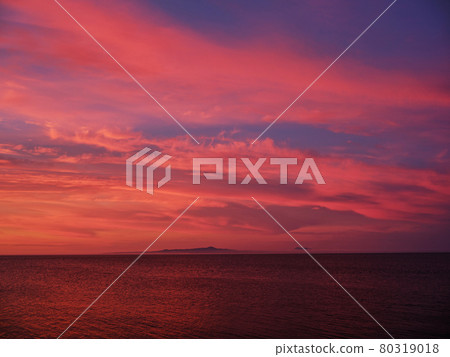 諾索克半島日落 諾索克半島日落 80319018