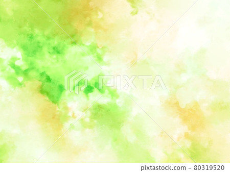 Fantastic yellow and yellow-green watercolor texture background Fantastic yellow and yellow-green watercolor texture background 80319520