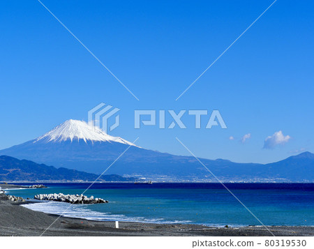 Mt. Fuji from Shimizu coast Mt. Fuji from Shimizu coast 80319530