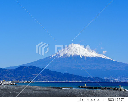 Mt. Fuji from Shimizu coast Mt. Fuji from Shimizu coast 80319571