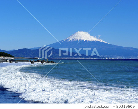 Mt. Fuji from Shimizu coast 80319609