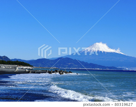 從清水海岸看富士山 80319627
