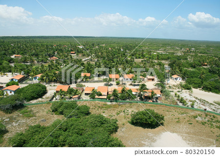 View from Pregisas Lighthouse in Baheilinhas Region Brazil 80320150