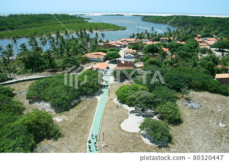 View from Pregisas Lighthouse in Baheilinhas Region Brazil View from Pregisas Lighthouse in Baheilinhas Region Brazil 80320447