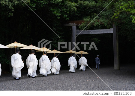 雨天伊勢神宮及周邊景色 雨天伊勢神宮及周邊景色 80321103