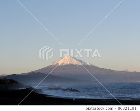 Mt. Fuji from Miho Matsubara 80321191