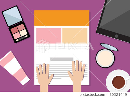 Hand motion illustration - shopping Hand motion illustration - shopping 80321449