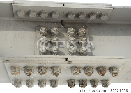 Screws, bolts, nuts that hold various iron columns, etc. 80321938