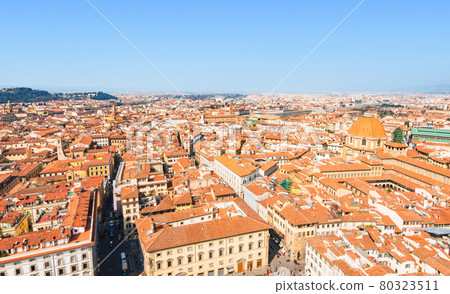 Cityscape of Florence Old Town, Italy 80323511