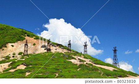 Mounashi Pass 鋼塔和藍天 3 80323810