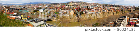 View of the historical center of Tbilisi 80324185
