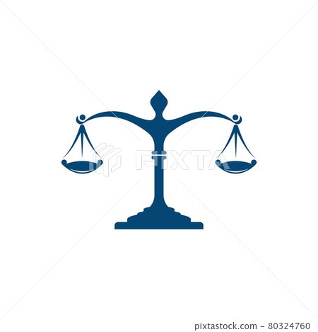justice law firm icon Template vector 80324760