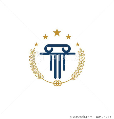 justice law firm icon Template vector 80324773