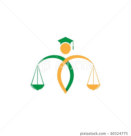 justice human law firm icon Template vector justice human law firm icon Template vector 80324775