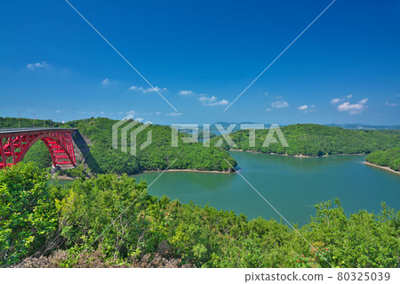 [Landscape from Matoya Bay Observatory] Matoya, Isobe-cho, Shima City, Mie Prefecture 80325039
