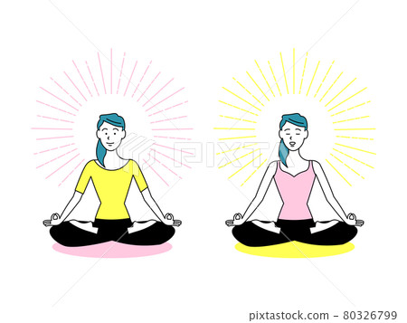 Women who do yoga Women who do yoga 80326799