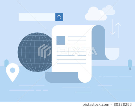 Business Illustration - Documents Business Illustration - Documents 80328293