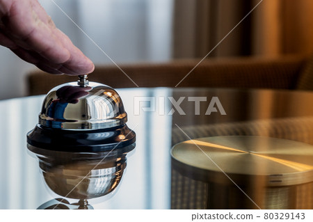 service bell in a hotel, restaurant or other promises service bell in a hotel, restaurant or other promises 80329143