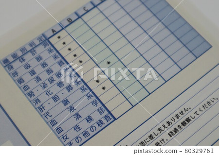 工作場所健康檢查結果 工作場所健康檢查結果 80329761