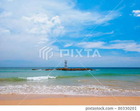 熱帶海灘燈塔（泰王國攀牙府考拉克） 80330201