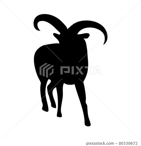 Dagestan Goat Silhouette 80330672