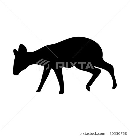 African Deer Silhouette 80330768