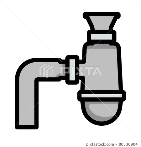 Bathroom Siphon Icon 80330904