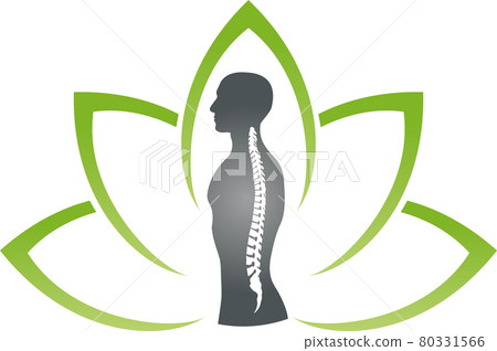 Orthopedics, physiotherapy, spine, massage, logo, icon  80331566