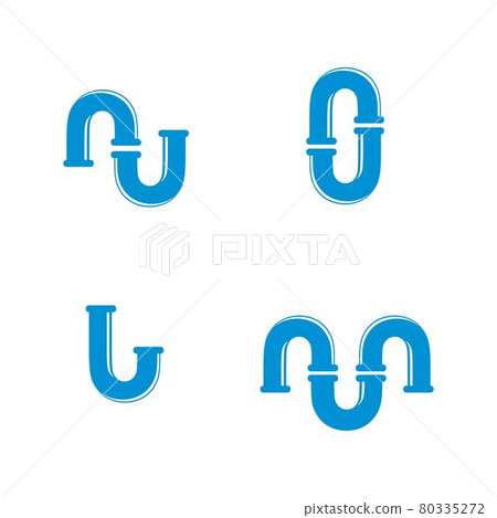 plumbing logo Vector icon design illustration 80335272