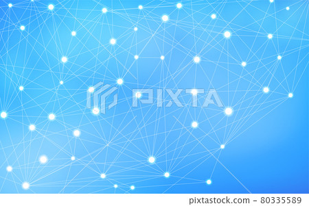 Network-inspired abstract material, blue gradation background Network-inspired abstract material, blue gradation background 80335589