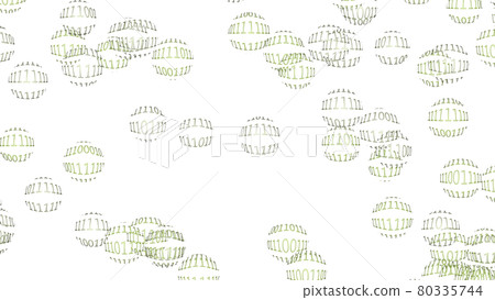 A myriad of rows of numbers 0 and 1 on a large number of spheres A myriad of rows of numbers 0 and 1 on a large number of spheres 80335744