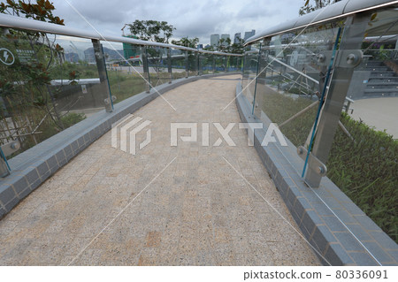the walkways at Kai Tak Sky Garden, HK 25 June 2021 the walkways at Kai Tak Sky Garden, HK 25 June 2021 80336091