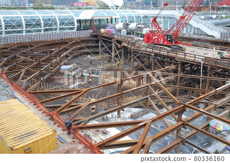 the under construction at Kai Tak Development, hk 25 June 2021 the under construction at Kai Tak Development, hk 25 June 2021 80336160