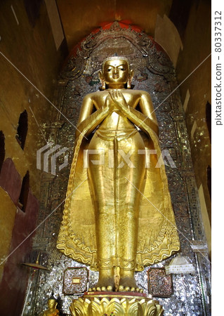 Detained grandson Buddha statue at Ananda Temple (Bagan, Myanmar) Detained grandson Buddha statue at Ananda Temple (Bagan, Myanmar) 80337312