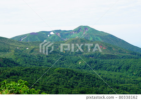 從一本澤路線看到的秋田駒嶽山 從一本澤路線看到的秋田駒嶽山 80338162