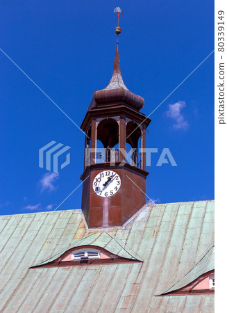 Swinoujscie. Sea fishing building on a sunny day. Swinoujscie. Sea fishing building on a sunny day. 80339149