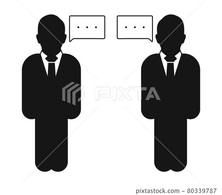 Conversation icon. Flat style vector EPS. Conversation icon. Flat style vector EPS. 80339787
