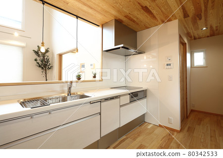 時尚的廚房房間形象 80342533