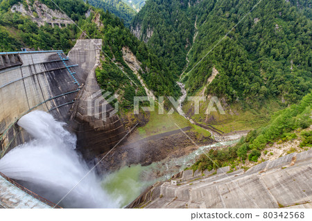 Kurobe Dam discharge 80342568
