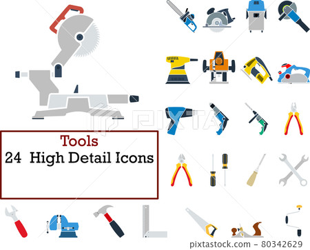 Tools Icon Set 80342629