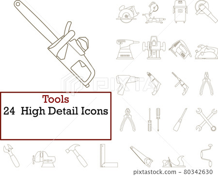 Tools Icon Set 80342630