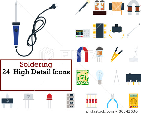 Soldering Icon Set 80342636