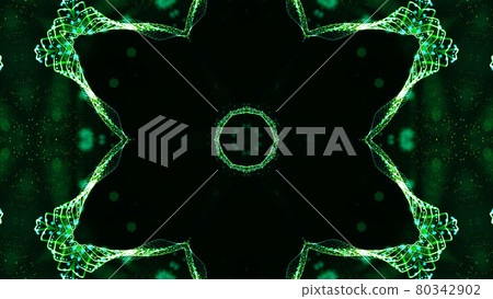3d render. Green motion design background with... - Stock Illustration ...