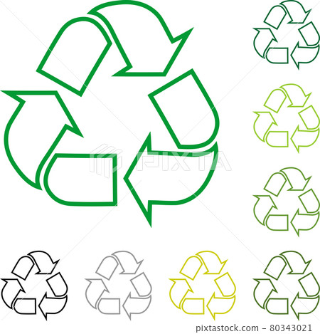 Recycle arrows, recycle sign, logo, icon Recycle arrows, recycle sign, logo, icon 80343021