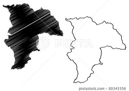 Balkh Province map vector.... Balkh Province map vector.... 80343356