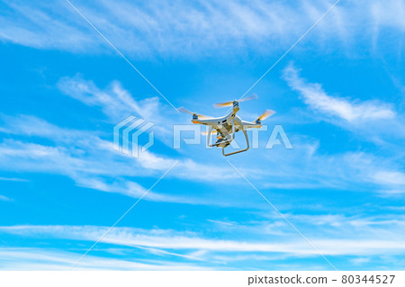 Drone and blue sky 80344527