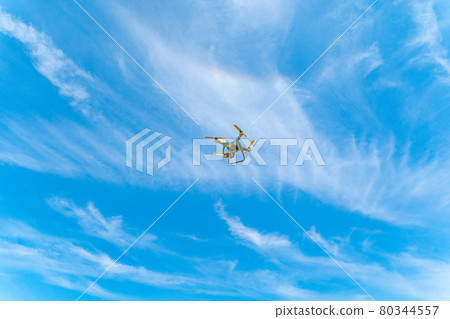 Drone and blue sky Drone and blue sky 80344557