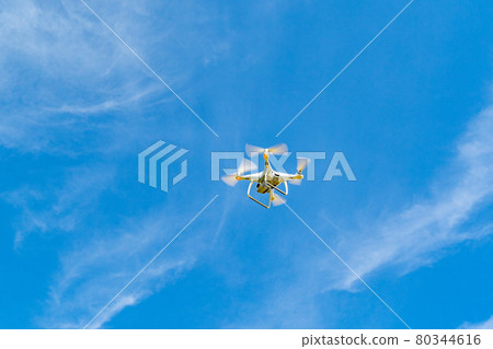 Drone and blue sky 80344616
